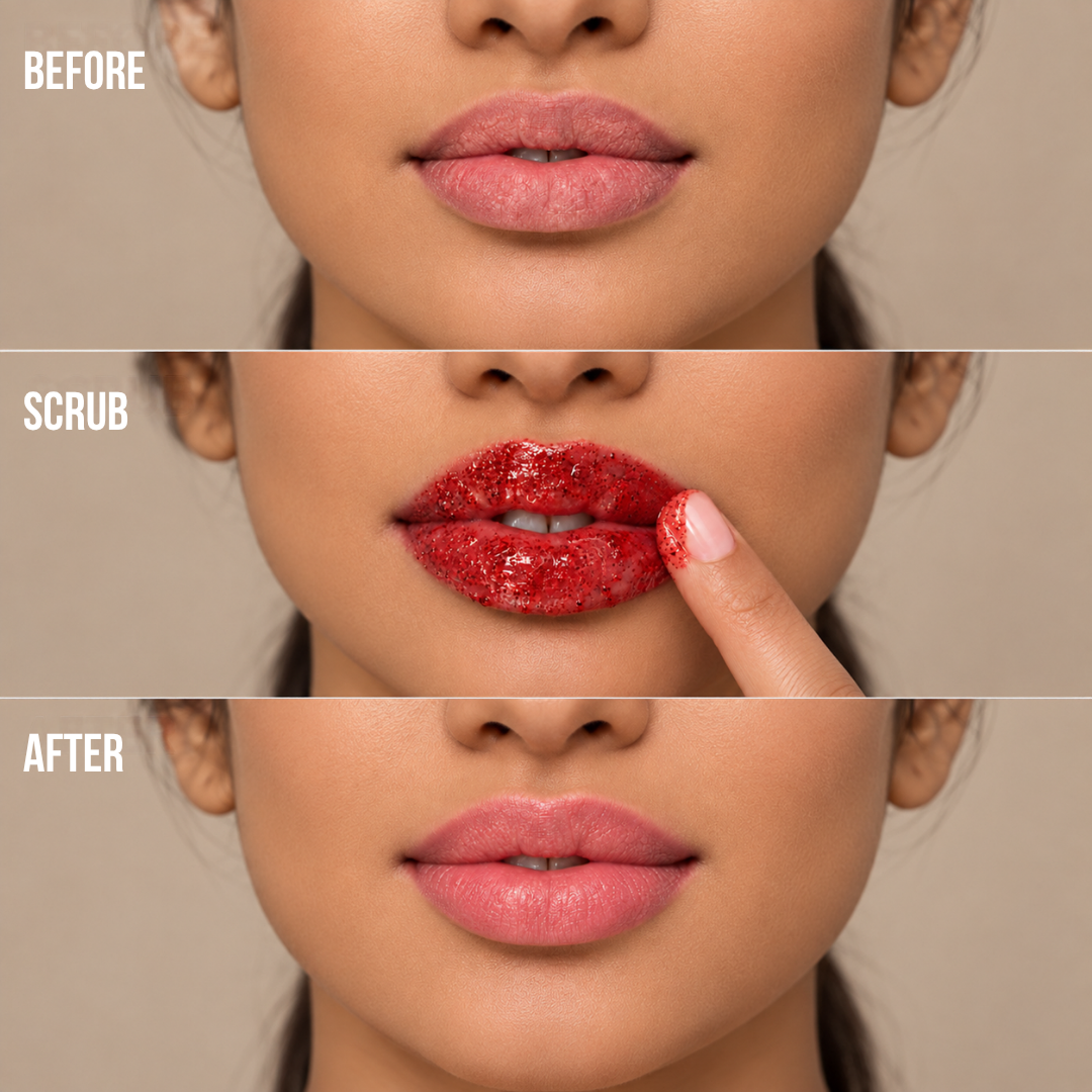 Red Wine Lip Scrub